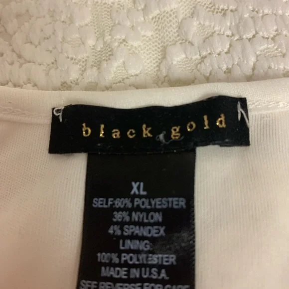 Lace Bubble Hem Blouse Feminine  Cottagecore Floral Bohemian Womens SZ XL - Picture 4 of 9